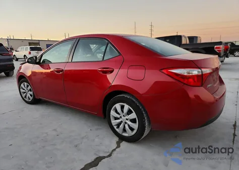 2016 Toyota Corolla L z USA, uszkodzony, nr VIN 2T1BURHE5GC702543